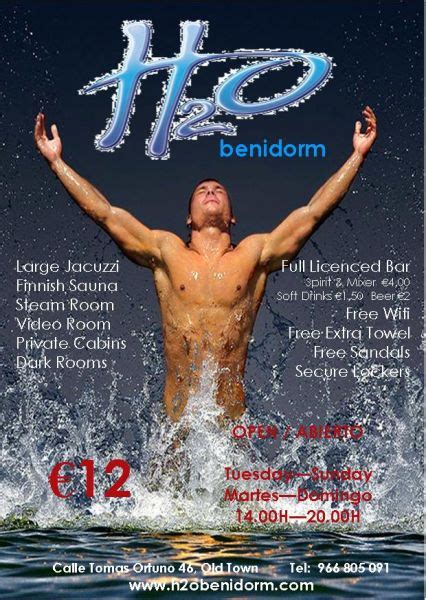 h2o sauna benidorm|h2o sauna manchester.